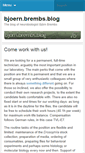 Mobile Screenshot of bjoern.brembs.net